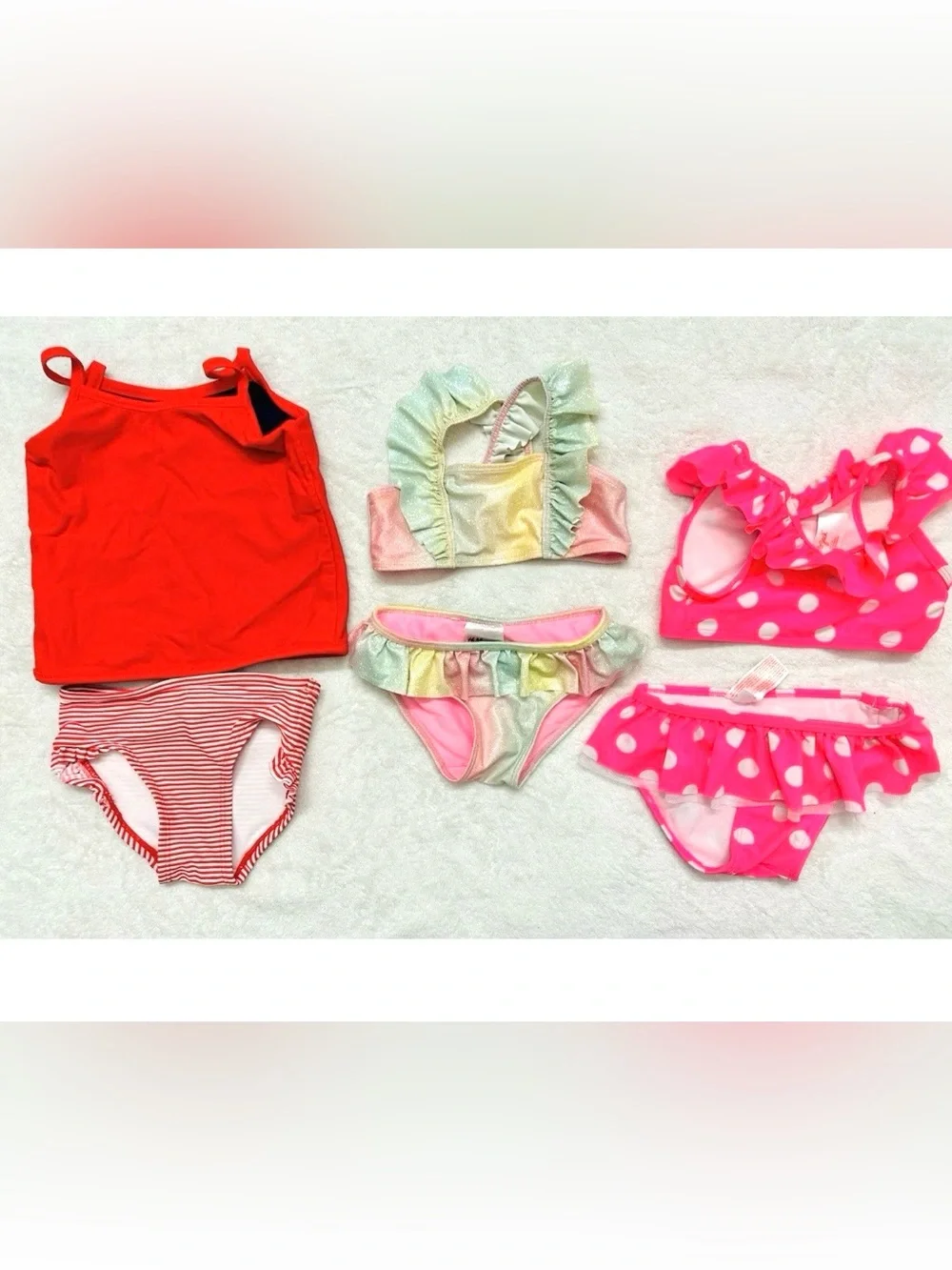 Lot Swimsuit Very Cute Girl Size 3T Excellent Condition